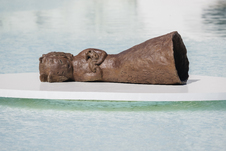 Leiko Ikemura, Catgirl with Usagi, 2021