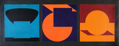 Victor Vasarely, Triptyque, 1955